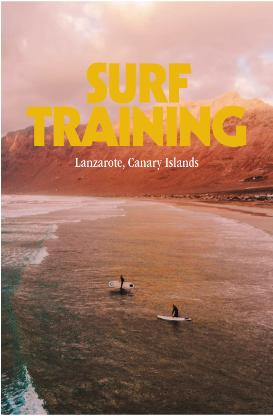Deposit Surf Training Lanzarote Land of Ride